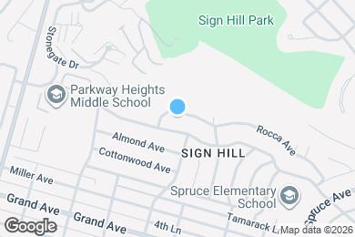 Map image of the property - 633 Rocca Ave