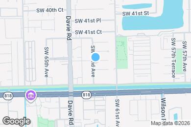 Map image of the property - 4350 SW 62nd Ave