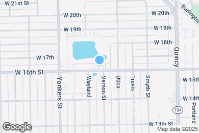 Map image of the property - 2302 W 16th St