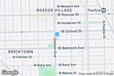 Map image of the property - 3239 Damen N Ave