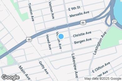 Map image of the property - 34 Vernon Ave