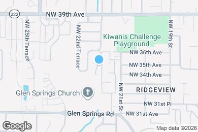 Map image of the property - 3431 NW 21st Dr