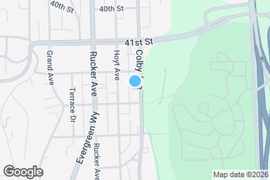 Map image of the property - 4220 Colby Ave