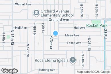 Map image of the property - 2020 Mesa Ave