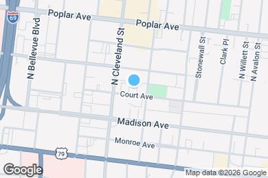 Map image of the property - 1386 Court Ave