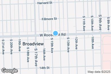 Map image of the property - 1418 Roosevelt Rd