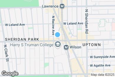 Map image of the property - 1136 W Wilson Ave