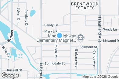 Map image of the property - 1345 Terrace Rd