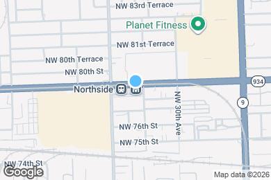 Map image of the property - Northside Transit Village IV