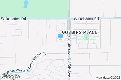 Map image of the property - 3526 W Monte Way