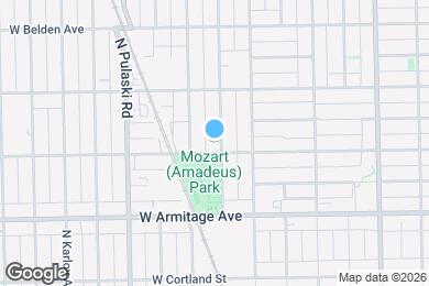 Map image of the property - 2110 N Avers Ave