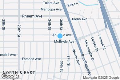 Map image of the property - 3525 McBryde Ave