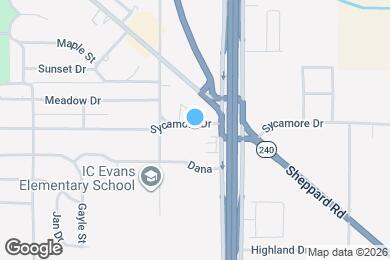 Map image of the property - 908 Sycamore Dr