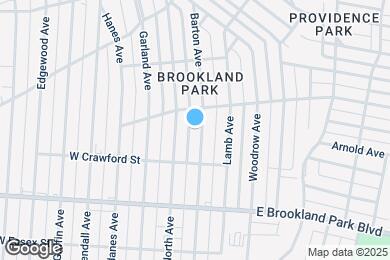 Map image of the property - 3114 Barton Ave