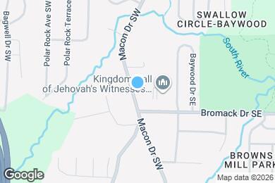 Map image of the property - 2362 Macon Dr SW