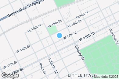 Map image of the property - 636 W 17th St