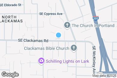 Map image of the property - 8235 SE Clackamas Rd