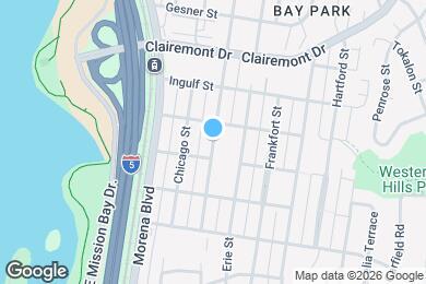 Map image of the property - 2428 Denver St