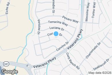 Map image of the property - 435 Stradella Ct