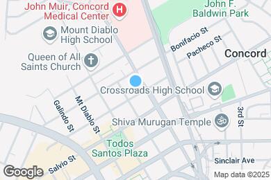 Map image of the property - 2347 Pacheco St