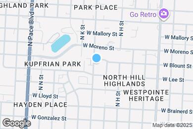 Map image of the property - 1414 N J St