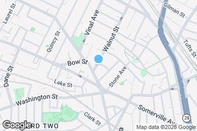 Map image of the property - 18 Sanborn Ave