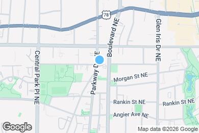 Map image of the property - 563 Parkway Dr NE