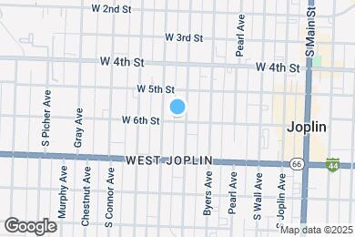 Map image of the property - 613 W 6th St