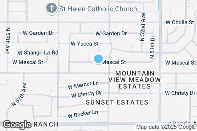Map image of the property - 5319 W Mescal St