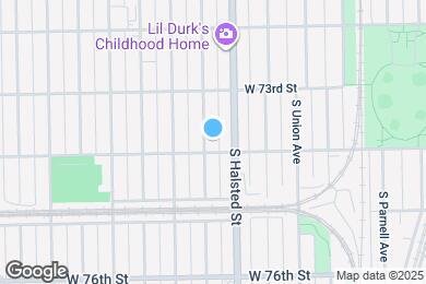 Map image of the property - 7351 S Green St