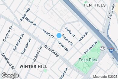Map image of the property - 45 Sewall St