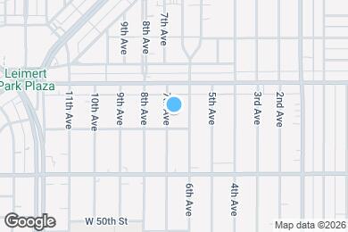 Map image of the property - 4508 7th Ave