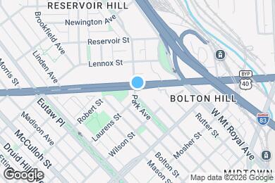 Map image of the property - 1741 Park Ave