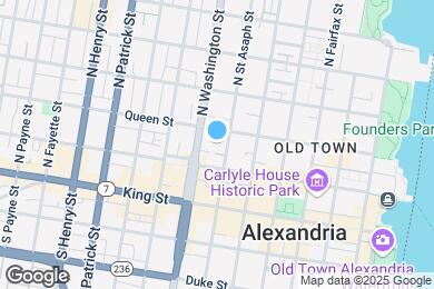 Map image of the property - 220 N Saint Asaph St