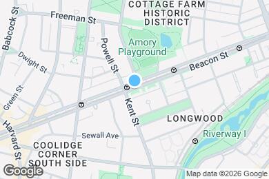 Map image of the property - 1153 Beacon St