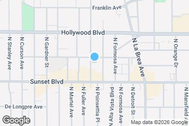 Map image of the property - 1544 N Fuller Ave