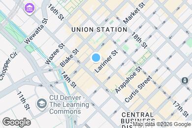 Map image of the property - 1551 Larimer St