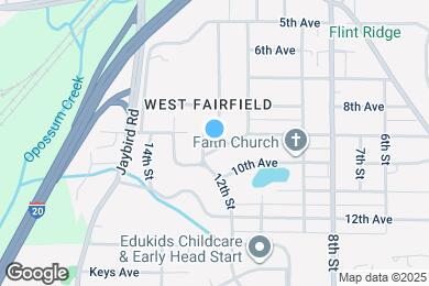 Map image of the property - 1110 9th Ave