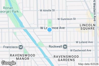 Map image of the property - 2710 W Giddings St