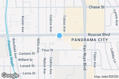 Map image of the property - 14664 Roscoe Blvd