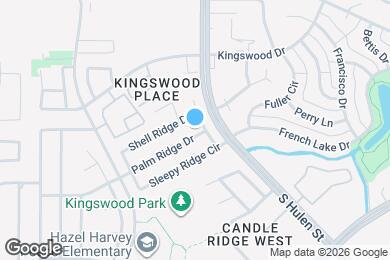 Map image of the property - 4604 Palm Ridge Dr