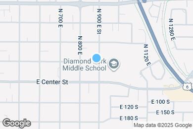 Map image of the property - 890 E 100 N