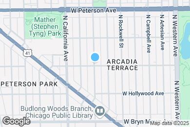 Map image of the property - 2654 W Ardmore Ave
