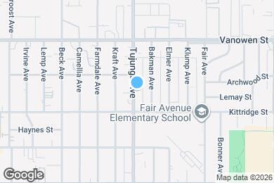 Map image of the property - 6636 Tujunga Ave