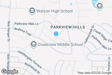 Map image of the property - 5401 Creek Hill Ln