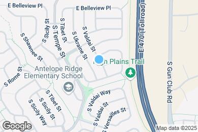 Map image of the property - 5323 S Valdai St