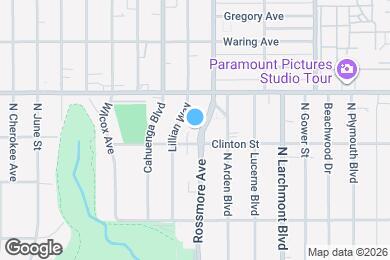 Map image of the property - 615 N Rossmore Ave