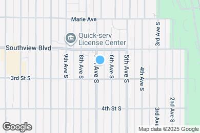 Map image of the property - 233 7th Ave S