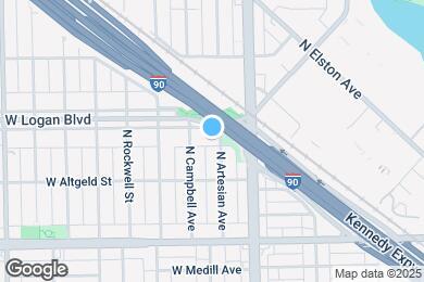 Map image of the property - 2439 W Logan Blvd