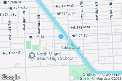 Map image of the property - 1450 NE 171st St